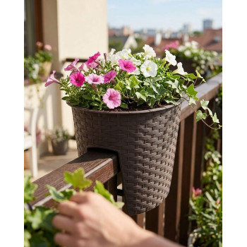 Puķu pods RATOLLA Margas Ovāls 300, brūns Puķu pods RATOLLA Margas Ovāls 300, brūns
