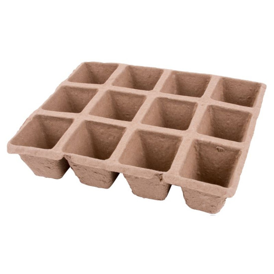 Stādu kastīte Herrison P1002, papīrs, 12 caurspīdīgās plēves, 21x17x4,5 cm, 1pa. 2 gab