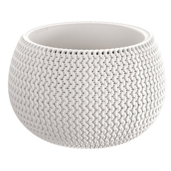 Flower pot SPLOFY Bowl 290x195 mm, white