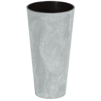 Flower pot TUBUS Slim Concrete 250x475 mm, concrete