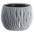 Вазон для цветов SаNDY Bowl 240, 238x161 мм, серый