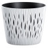 Flower pot SANDY Round 190, 158x138 mm, white