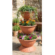 Puķu pods Strend Pro PYRAMID, 3-līmeņu, 82 cm, terracotta Puķu pods Strend Pro PYRAMID, 3-līmeņu, 82 cm, terracotta