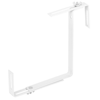 Āķis puķu podam Strend Pro, balts, metāls,  2 gab