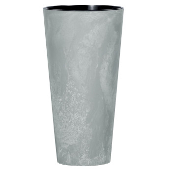 Цветочный горшок TUBUS Slim Beton 400x762 мм, имитация бетона, вставка