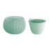 Кашпо со вставкой SPLOFY Bowl 290x195 мм, шалфей