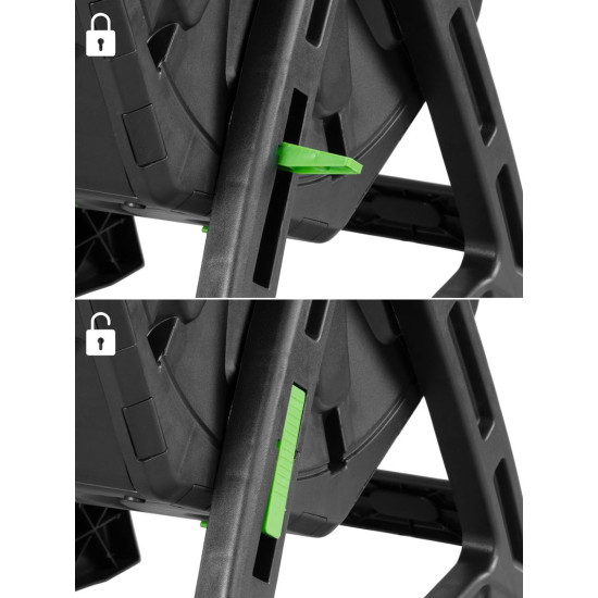 Ящик для компоста Strend Pro Garden, бочка, 70 литров, черный