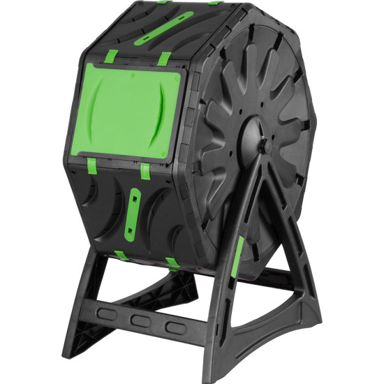 Ящик для компоста Strend Pro Garden, бочка, 70 литров, черный