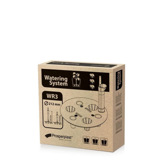 Irrigation system RATO&TUBUS 250, 21.2x5 cm, for round flower pots