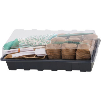 Лоток для рассады Strend Pro, набор из 68 предметов, 37,5x23x6 см