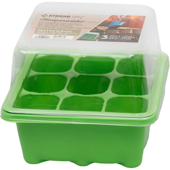 Mini siltumnīca Strend Pro, tagad, 14x14x11,5 cm