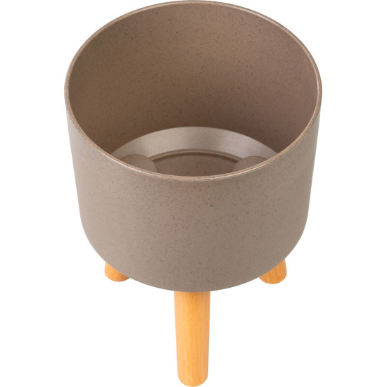 Strend Pro flower pot, color Coffee powder, 20x20x26 cm