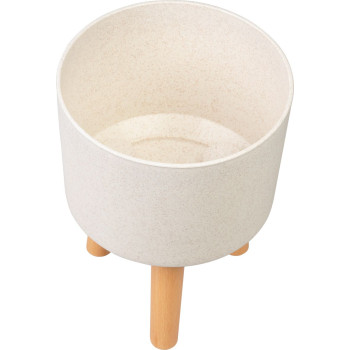 Strend Pro flower pot, White Weath Finish, 20x20x26 cm