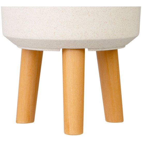 Strend Pro puķu pods, balta Weath apdare, 20x20x26 cm