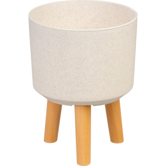 Strend Pro puķu pods, balta Weath apdare, 20x20x26 cm