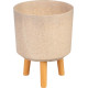 Strend Pro flower pot, colour Bamboo fibre, 24.5x24.5x31 cm
