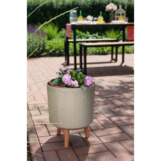 Strend Pro puķu pods, bambusa šķiedra, 30x30x37 cm