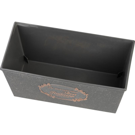 Цветочный горшок Strend Pro, цвет черный, 31x15x15 см