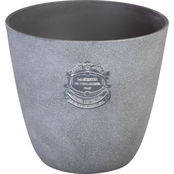 Горшок для цветов Strend Pro, серый, 28.5x26 см