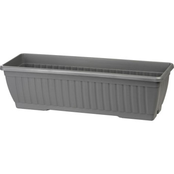 Горшок для цветов Strend Pro, серый, 60x19.6x17 см