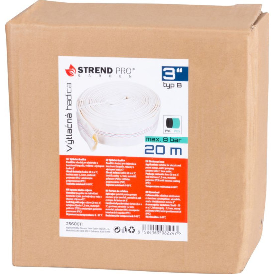 Šļūtene Strend Pro, bez uzmavas, C tips, 3", 20 m