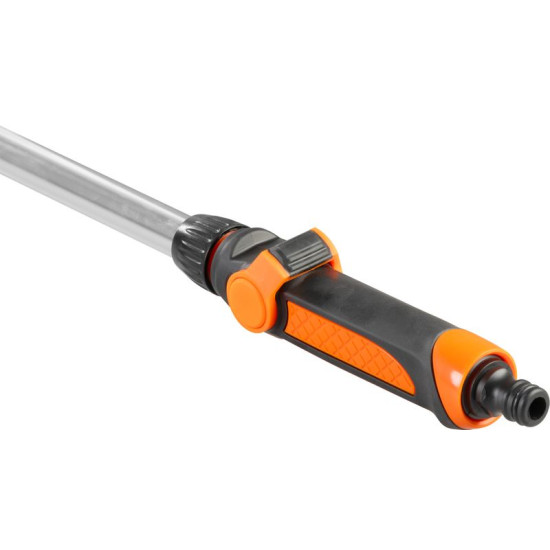 Strend Pro dārza smidzinātājs, teleskopiskais, laistīšana, dārzkopība, duša, ar 8 laistīšanas režīmiem