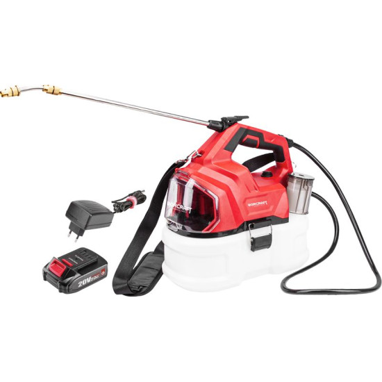 Smidzinātājs Worcraft CBS-S20Li-5L ShareSYS, 5 lit., 20V, 10W, SET 1x 2.0 Ah akumulators, 1x lādētājs