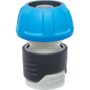 Hose connector STOP 5/8"-3/4, 16-19 mm  AQUACRAFT, rubber cover, soft touch