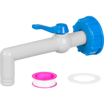 Strend Pro кран, сад, 3/4"- 90°, 25 мм, с IBC Tank Reducer, ПВХ
