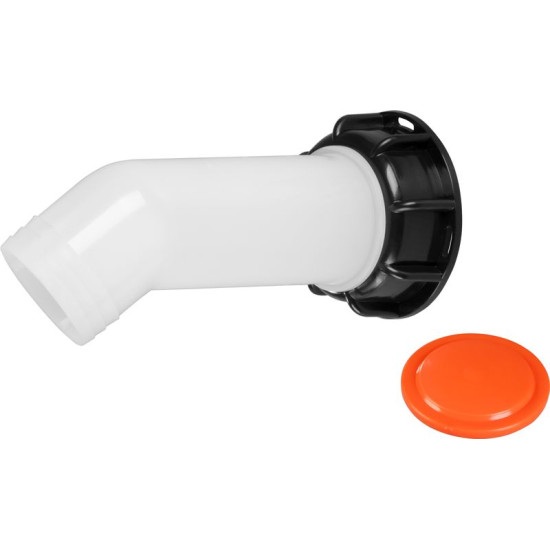 Strend Pro pagarinājuma noteka, 45 mm, IBC tvertnei, PVC Strend Pro pagarinājuma noteka, 45 mm, IBC tvertnei, PVC