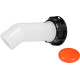 Strend Pro pagarinājuma noteka, 45 mm, IBC tvertnei, PVC Strend Pro pagarinājuma noteka, 45 mm, IBC tvertnei, PVC