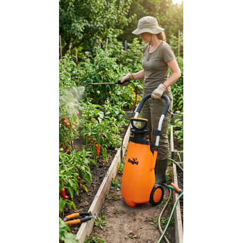 Распылитель высокого давления Kingjet 12 л, с колесами