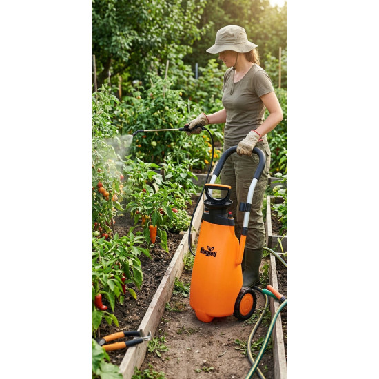 Smidzinātājs 12 lit Kingjet, ar riteņiem