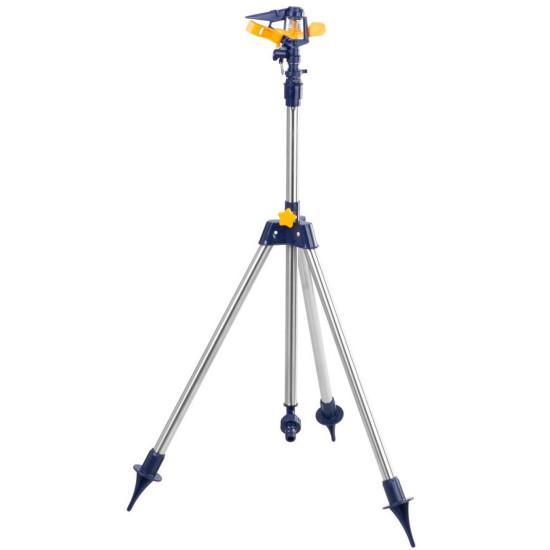 Impulse sprinkler PVC / metal stand telescopic 500 - 800mm