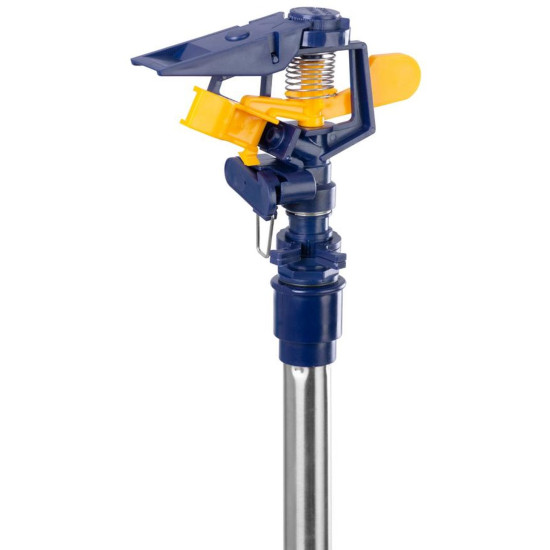 Impulse sprinkler PVC / metal stand telescopic 500 - 800mm