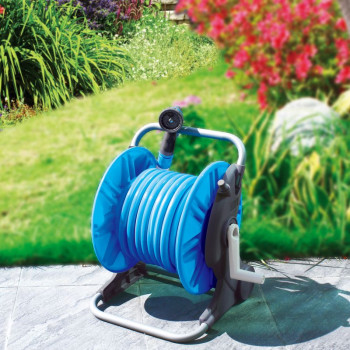 Hose reel 1/2" L-50m, 3/4" L-30m AQUACRAFT, professional