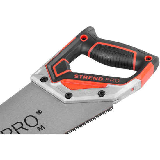 Ножовка по дереву Strend рro рremium, 380 mm, TPR + Alu ручка
