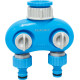 Dual outlet Tap Connector AQUACRAFT® 550259, Premium
