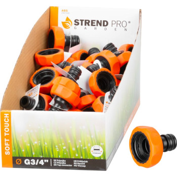 Адаптер Strend Pro G3/4", внутренний, для шланга, soft touch
