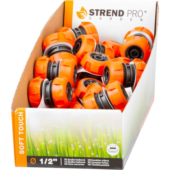 Адаптер для шланга Strend Pro, на шланге, садовый,  soft touch