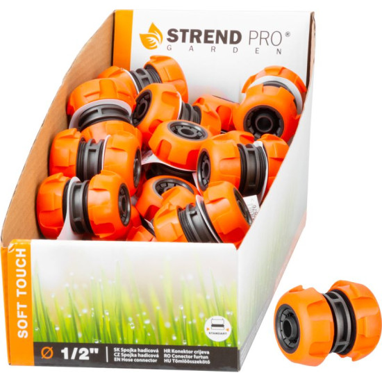 Адаптер для шланга Strend Pro, на шланге, садовый,  soft touch