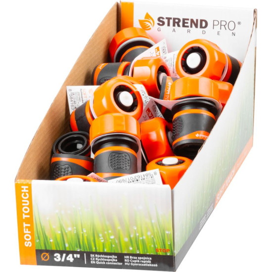 Адаптер для шланга Strend Pro C3024RDX, 3/4", STOP R,  soft touch