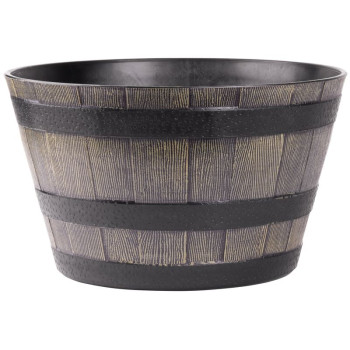 Горшок для цветов  Strend Pro Woodeff, 39x23 см, натуральный, ящик, эффект дерева