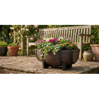 Puķu pods GDA Woodeff 817, tīkkoks, 41x29x19 cm, muca Puķu pods GDA Woodeff 817, tīkkoks, 41x29x19 cm, muca