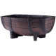 Puķu pods GDA Woodeff 817, tīkkoks, 41x29x19 cm, muca