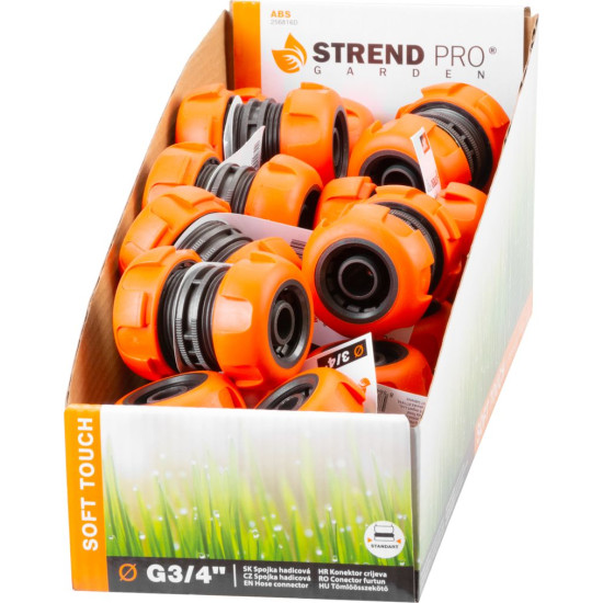 Насадка соединительная на шланг Hose Strend Pro, 3/4", soft touch