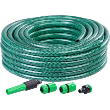 Шланг Strend Pro Economic Set 1/2", L-20 M, переходник, насадка, муфты