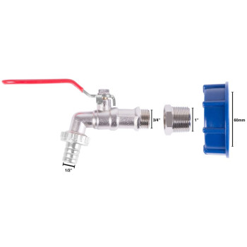 Adapteris ar krānu Strend Pro komplekts, vārsts 1 / 2-3 / 4 " Adapteris ar krānu Strend Pro komplekts, vārsts 1 / 2-3 / 4 "