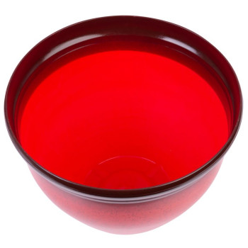 Цветочный горшок Стренд Про, глазурь, красный, 38х28,5 см