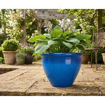 Strend Pro puķupods, glazūra, zils, 38x28,5 cm Strend Pro puķupods, glazūra, zils, 38x28,5 cm